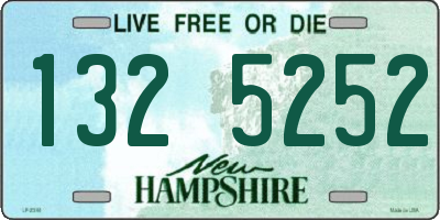 NH license plate 1325252