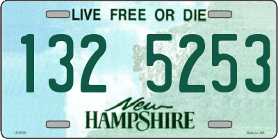 NH license plate 1325253