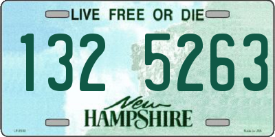 NH license plate 1325263