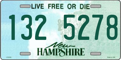 NH license plate 1325278