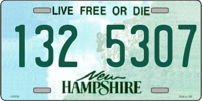 NH license plate 1325307