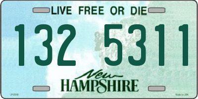 NH license plate 1325311