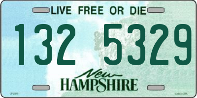 NH license plate 1325329