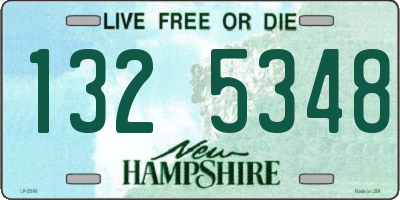 NH license plate 1325348