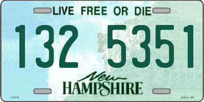 NH license plate 1325351