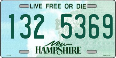 NH license plate 1325369