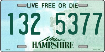 NH license plate 1325377