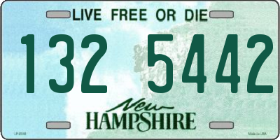 NH license plate 1325442