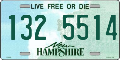 NH license plate 1325514