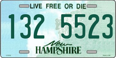 NH license plate 1325523