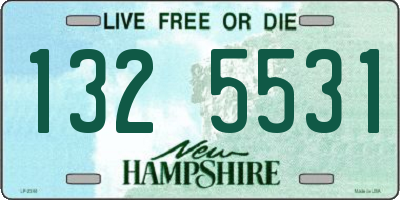 NH license plate 1325531