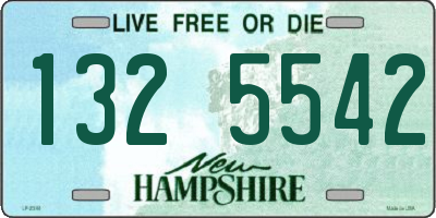 NH license plate 1325542