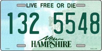 NH license plate 1325548