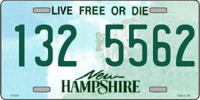 NH license plate 1325562