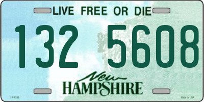 NH license plate 1325608
