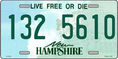 NH license plate 1325610