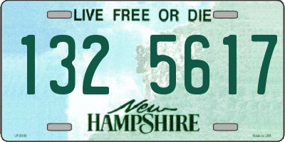 NH license plate 1325617