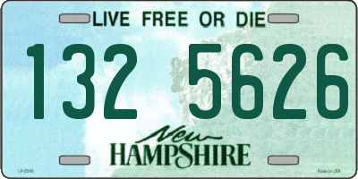 NH license plate 1325626
