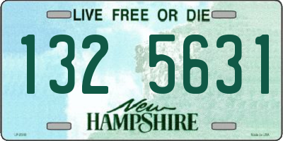 NH license plate 1325631