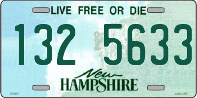 NH license plate 1325633