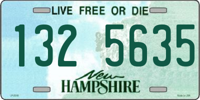 NH license plate 1325635