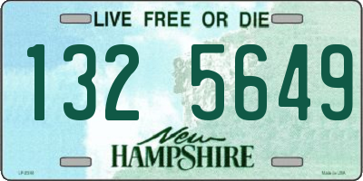 NH license plate 1325649