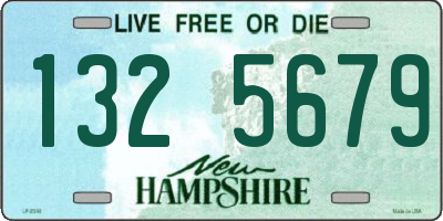 NH license plate 1325679