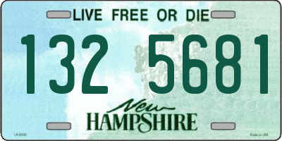 NH license plate 1325681