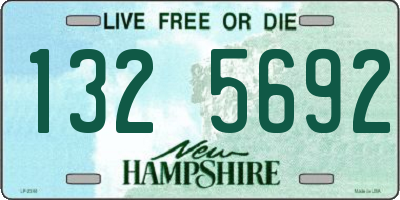 NH license plate 1325692