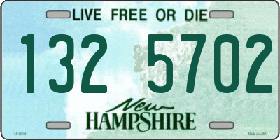 NH license plate 1325702
