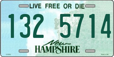 NH license plate 1325714
