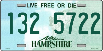 NH license plate 1325722