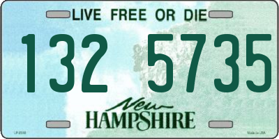 NH license plate 1325735