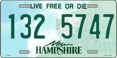NH license plate 1325747