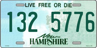 NH license plate 1325776