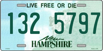 NH license plate 1325797