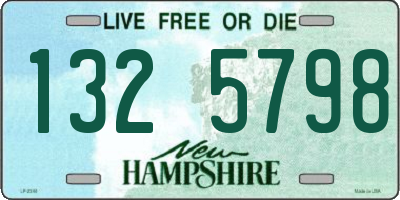 NH license plate 1325798