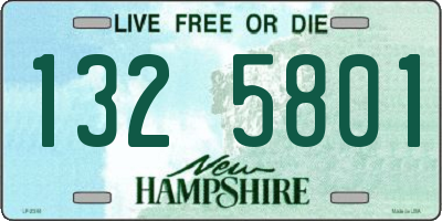 NH license plate 1325801