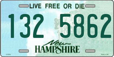 NH license plate 1325862