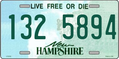 NH license plate 1325894