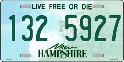 NH license plate 1325927