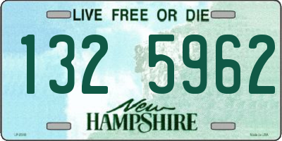 NH license plate 1325962