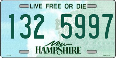 NH license plate 1325997