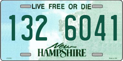 NH license plate 1326041