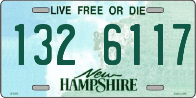 NH license plate 1326117