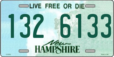 NH license plate 1326133