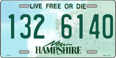 NH license plate 1326140