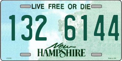 NH license plate 1326144