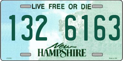 NH license plate 1326163