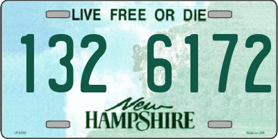 NH license plate 1326172